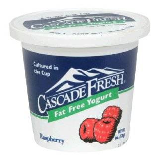   17 per oz minimum of 2 cascade fresh fat free yogurt raspberry 6 oz