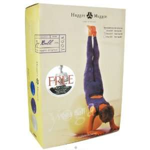 Hugger Mugger Yoga Products Exercise Stability Balance Ball with Pump 
