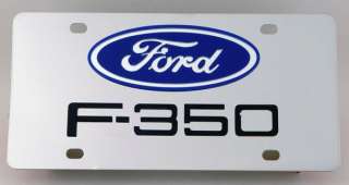 304 Stainless Steel 3D License Plate   Ford F 350 f350  