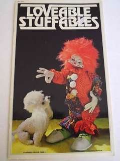 Zims Patterns Lovable Stuffables full size dolls etc  