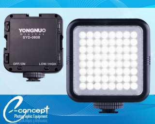 YONGNUO SYD 0808 LED Video Light for Canon Nikon Sony  