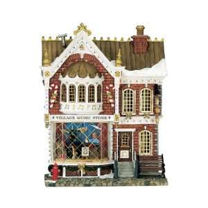   Village Collection Music Shop Building Facade #45096