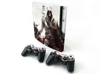 Vinyl Decal Skin Sticker Cover For Sony PS3 Slim & 2RC  