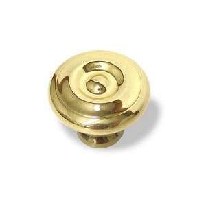   Colonial Knob   1 1/4   Polished Brass AM 4655 030