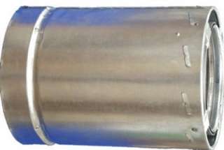   Inner Flue Liner for extra Margin of Safety Comes In Four Pipe Lengths
