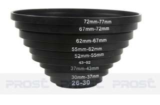 34mm 37mm 34 37 mm 34 to 37 Step Up Filter Ring Adapter  