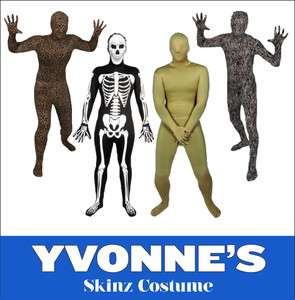   Night Full Body Lycra Skin Tight Gimp Suit Skinz Zentai Costume  