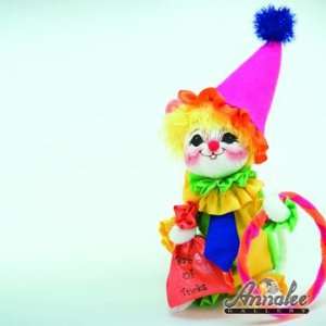 Annalee 301108 6 Inch Trick Or Treat Clown Mouse 