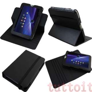   Leather Case Cover+LCD Protector+Stylus for Toshiba Thrive 10.1 Tablet