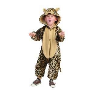  Toddler Leopard Costume Pajamas Size 3 4T 