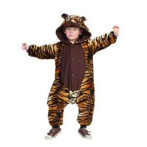  Toddler Tiger Costume Pajamas Size 3 4T 