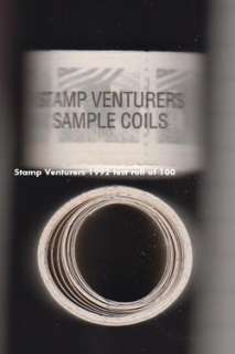 1992 Stamp Venturers UNLISTED test coil FULL ROLL of 100  
