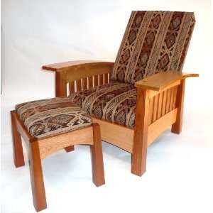 Bow Arm Morris Chair, California West paper woodworking plan, designed 