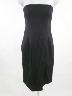 ZARA BASIC Black Strapless Knee Length Slim Fit Dress M  