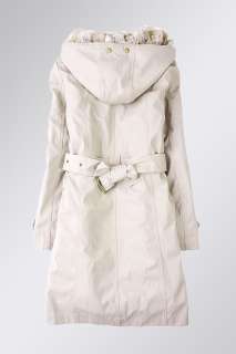 New Black Beige Womens Warm Hooded Faux Fur Winter Trench Jacket Coat 