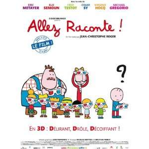  Allez raconte Movie Poster (11 x 17 Inches   28cm x 44cm 