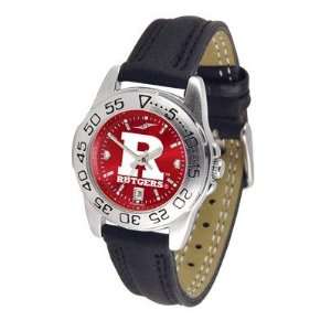 Rutgers   Scarlett Knights Sport Leather Band Anochrome   Ladies 