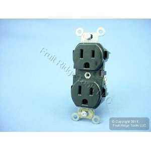   Black INDUSTRIAL Narrow Receptacle Outlet 15A 5252 E
