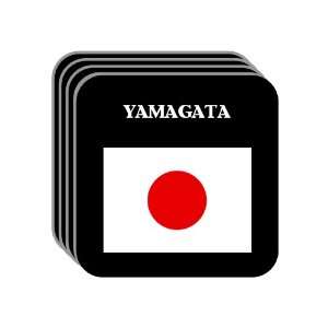  Japan   YAMAGATA Set of 4 Mini Mousepad Coasters 