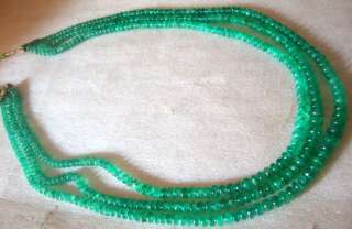   397 CTS EXTRAORDINARY ZAMBIAN EMERALD NECKLACE  