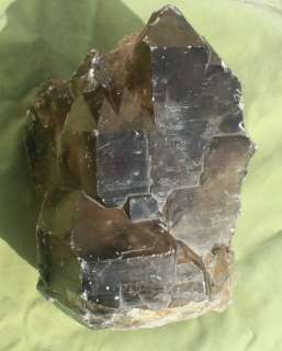15.5lb Tibet rare large crystal clear brown bone  