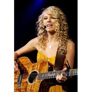  Taylor Swift Poster ~ Country Music Awards ~ Yellow Dress 