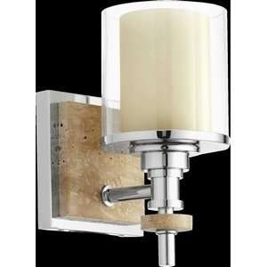 Quorum 5564 1 14 Concord   One Light Wall Mount, Chrome Finish with 