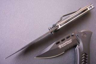 Smith & Wesson sharp stainless steel Folding line lock knife with clip 