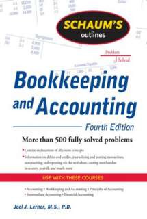   Schaums Outline of Principles of Accounting I, Fifth 