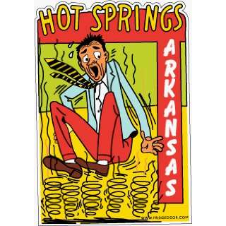  Fridgedoor Hot Springs Arkansas Travel Decal Magnet 