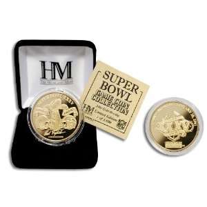  24KT Gold Super Bowl XXXV Flip coin