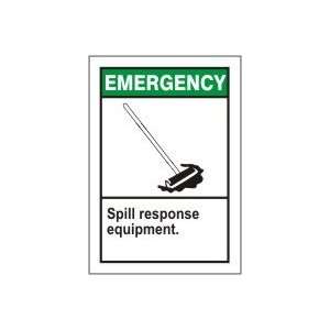 Label,5x3 1/2in,spill Response Equip,pk5   ACCUFORM  
