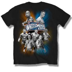  WWE Wrestlemania XXVIII Kid Size XL T Shirt Everything 