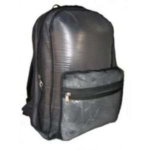  373567   17 Inch Mesh Backpack   Black Case Pack 40 