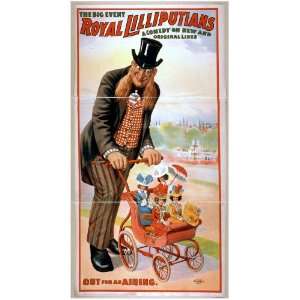 Poster Royal Lilliputians the big event  a comedy on new and original 