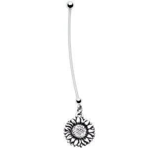  Sunflower Pregnant Belly Ring Jewelry