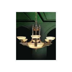  6040 6   Titus Alabaster Chandelier   Chandeliers