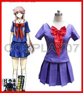 The Future Diary Gasai Yuno cosplay costume customed size  