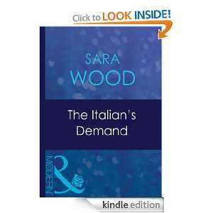 The Italians Demand Sara Wood  Kindle Store