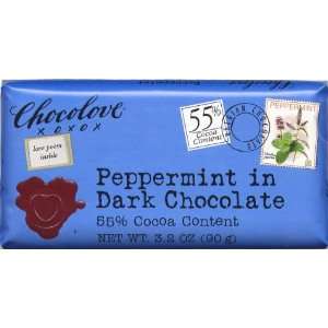  XOXOXO Peppermint in Dark Chocolate, 3.2oz, 12 COUNT 