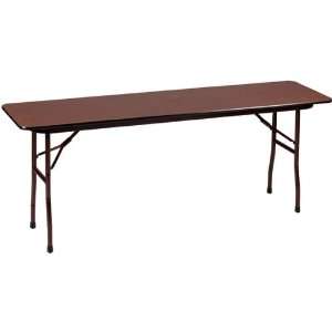  Laminate Top Solid Plywood Core Training Table   18W x 96 