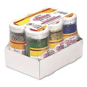 Pacon 91370   Spectra Glitter, .04 Hexagon Crystals, Assorted, 4 oz 