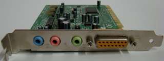 CREATIVE SOUND BLASTER PCI 128 CT4810 CARD AUDIO PC SB  