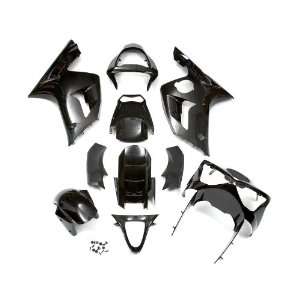    BodyDoubles Fairings for Kawasaki ZX6R/636 03 04 Black Automotive
