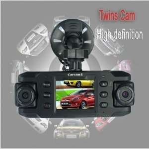 140° Dual Lens Car DVR X8000 + Rotatable Lens + GPS Module + G Sensor 