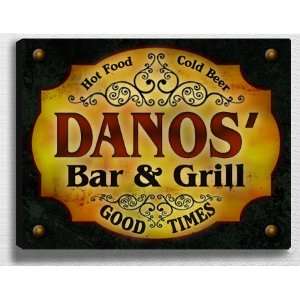  Danoss Bar & Grill 14 x 11 Collectible Stretched 