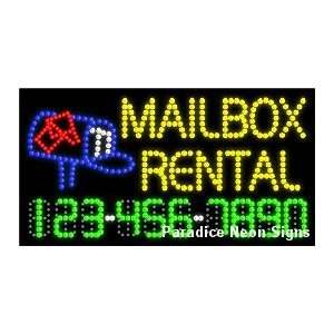  Mailbox Rental LED Sign