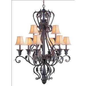  Crystorama 6809 CM Winslow 6 + 3 Light Chandelier 