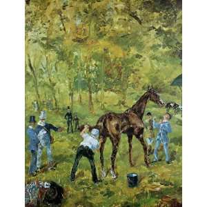 Oil Painting Souvenir d Auteuil Henri De Toulouse Lautrec Hand Paint