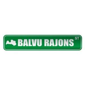   BALVU RAJONS ST  STREET SIGN CITY LATVIA